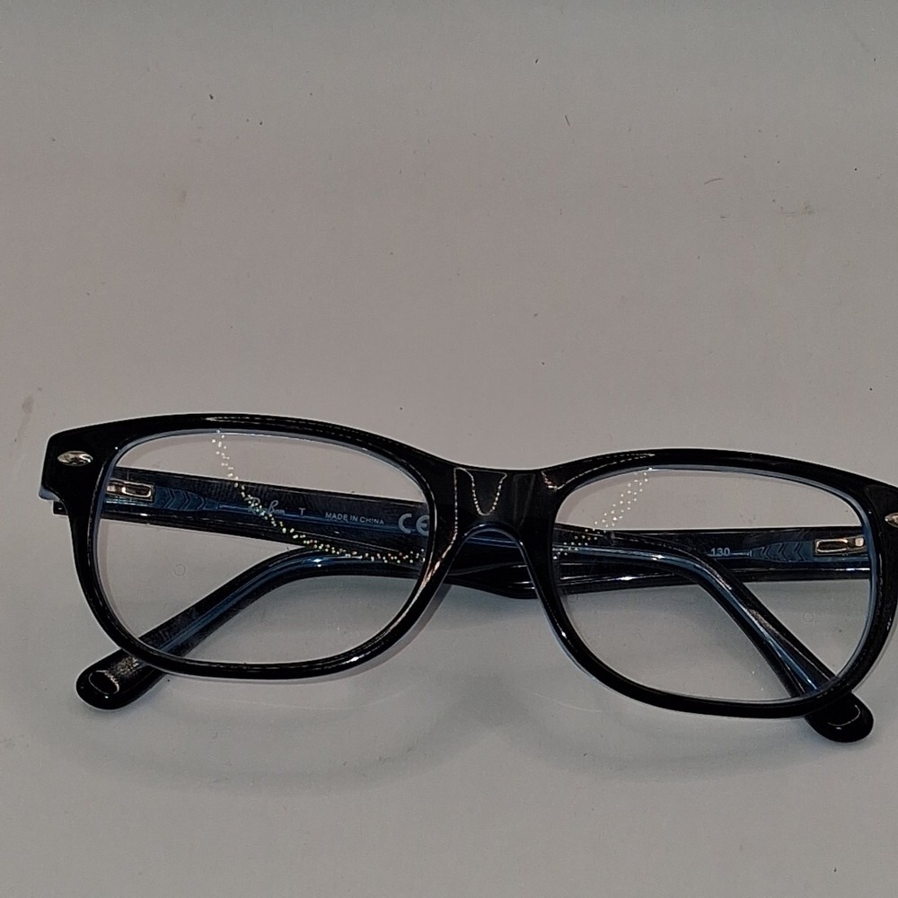Ray-Ban RB 1555 Eyeglass Frames Black 48-16-130 Classic Style